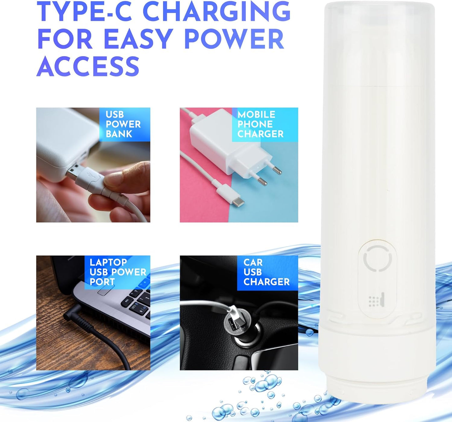 Kojintora Portable Electric Travel Bidet Sprayer