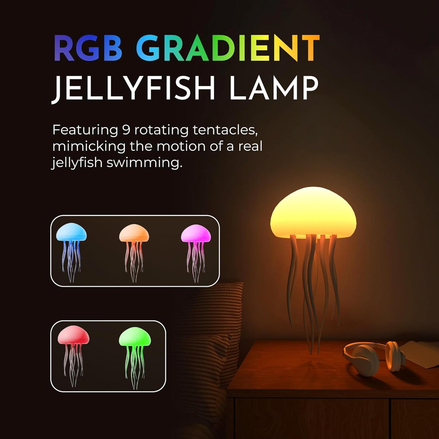 Kojintora Floating Jellyfish Light Lamp